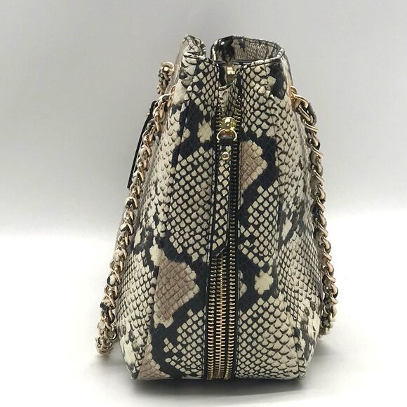 I.N.C. International Concepts Deliz Medium Snake Embossed Chain Shoulder Bag - Picture 3 of 11